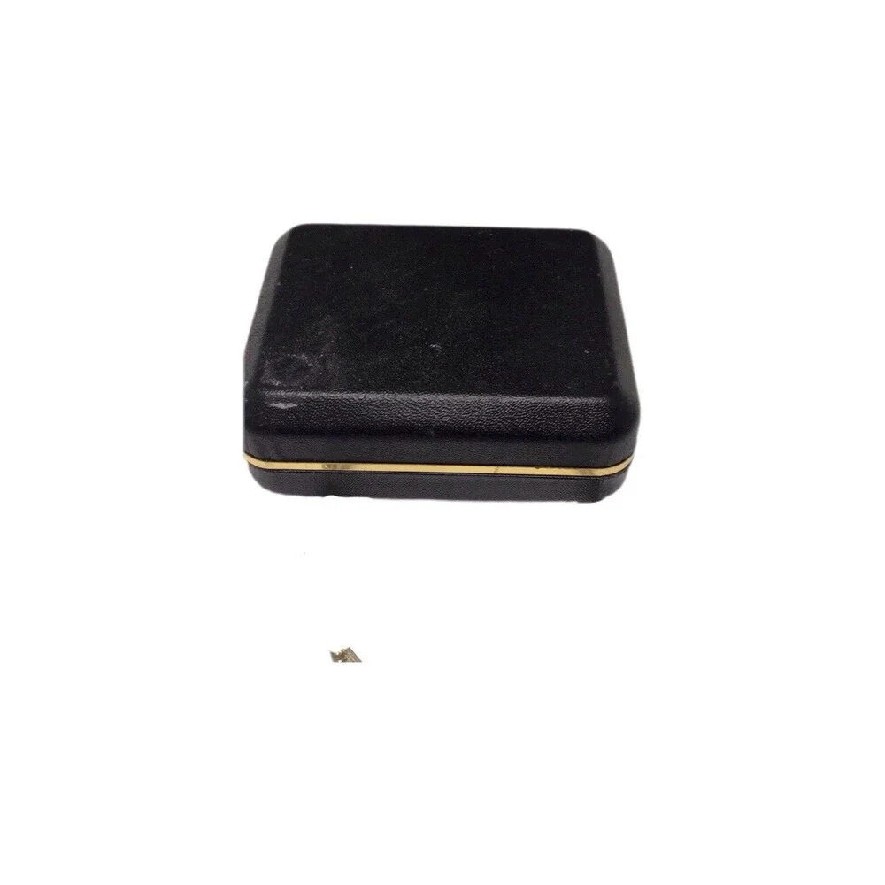 Vintage Envoy Dice Cuff Links And Tie Tack,gold Tone with Simulated Rubies